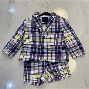 Janie and Jack Toddler Boy’s Linen Suit
